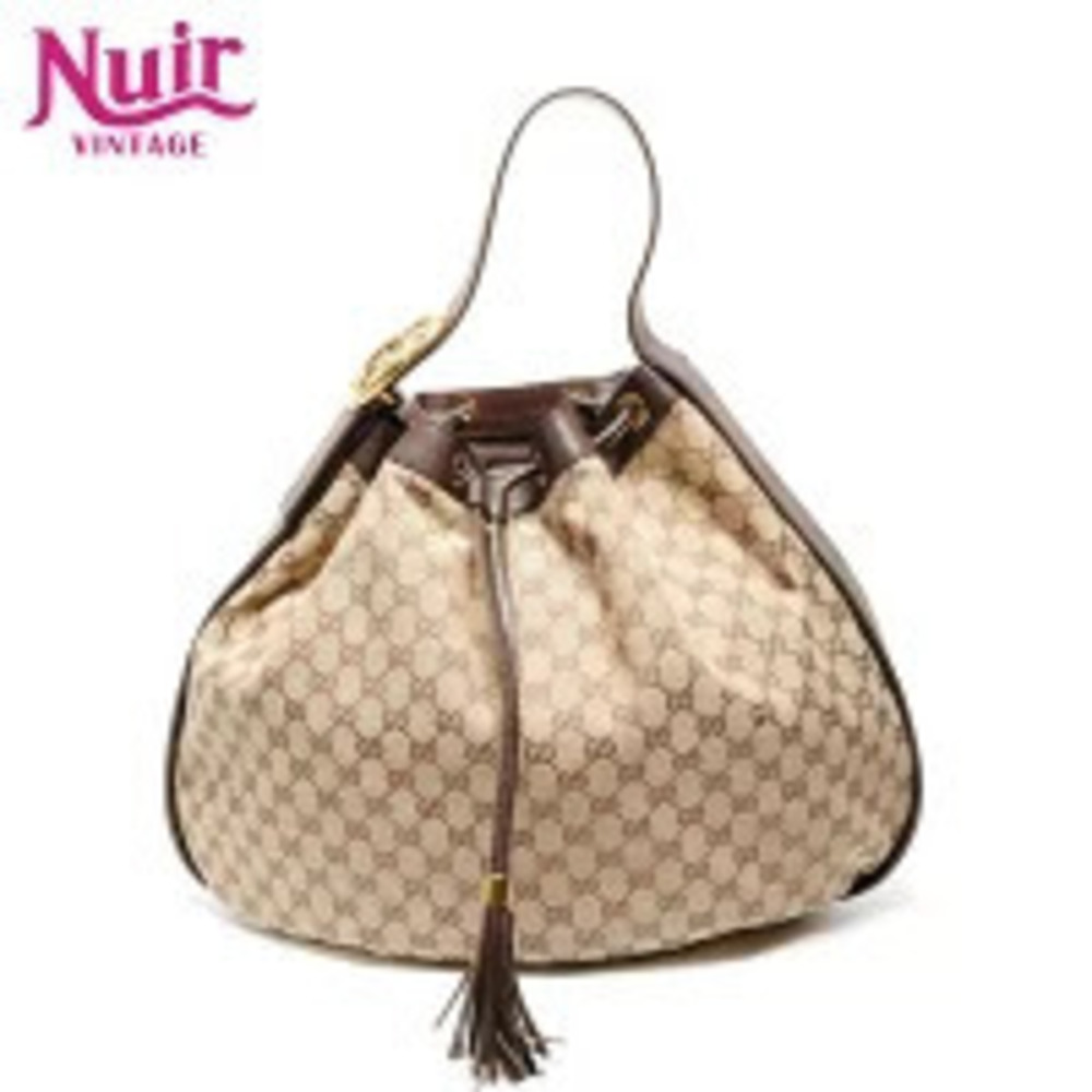 Gucci Bag Canvas Shoulder GG Interlocking GG Brown - Picture 2 of 13